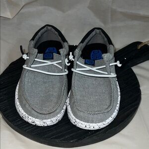Hey Dude Kid’s Gray Slip-On Loafers